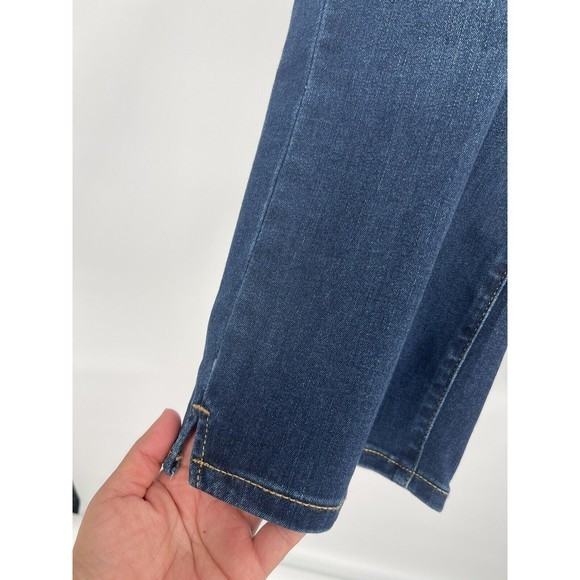 Lane Bryant Dark Wash High Skinny Jeans, Cropped/capris Size 26 - Picture 4 of 7